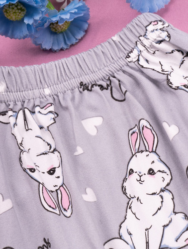 Conjunto Pijama Mujer Playera Pantalón Algodón Comoda Fresca
