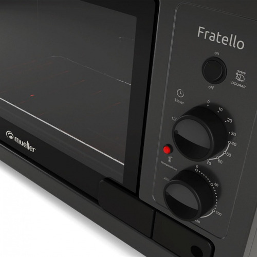 Forno de bancada elétrico Mueller Fratello 44L grafite 220V