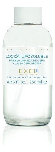  Loción Liposoluble Para Limpieza Post Depilatoria Exel Fragancia N/A Tipo de envase Botella