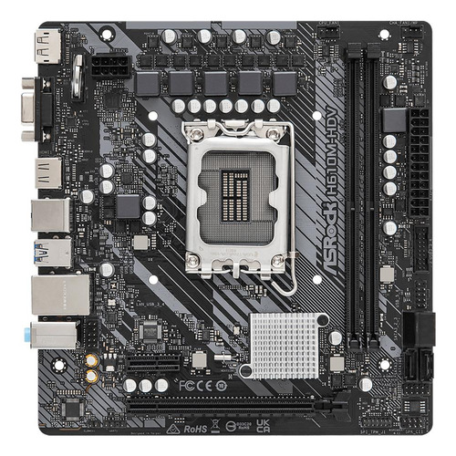 Placa Madre H610m-hdv - Socket Lga1700. Ddr4 3200 / Nuevo