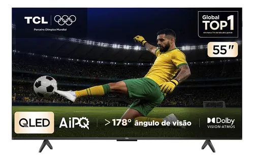 Smart Tv Tcl 55  Qled 4k P7k Wifi Bluetooth Google Tv 55p7k