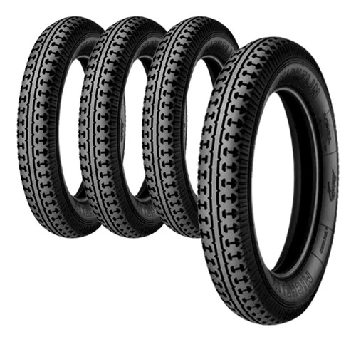 Kit 4 Neumáticos Michelin 5.25/6.00-19 96p Double Rivet
