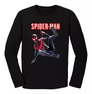 Remera Spiderman Miles Morales 100% Algodón