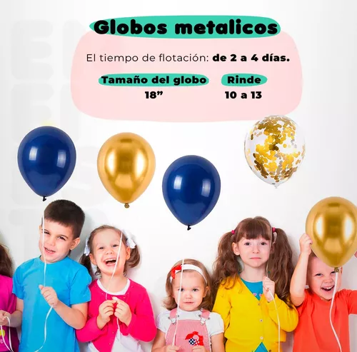 Bombona de Helio Mediana con 30 Globos Metalizados