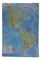 Comprar 2 Mapas Escolares N°6 America Político Y Físico Político