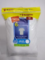 Comprar Franela De Niños Blanca 8\u002F10 Hanes Paquete De 6 Unid Oferta