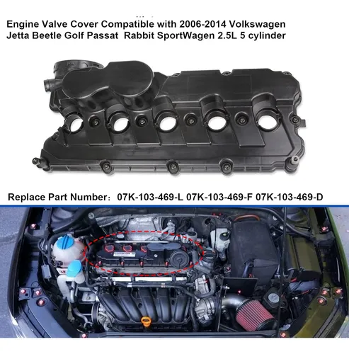 Tapa Punterias C/ Junta Para Vw Jetta 2.5l 2012 2013 2014