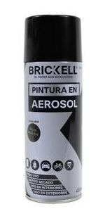 Aerosol En Pintura 450ml Negro Metálico Brickell Mayor Detal