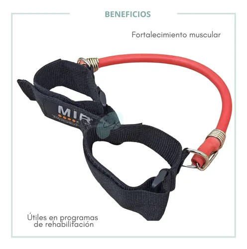 Banda Elastica Con Tobilleras Gym Funcional Abductores Mir