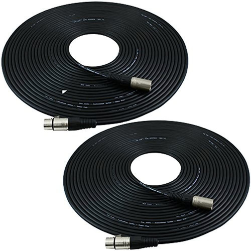 Cables De Conexión De Cable De Micrófono De 50 Pies De Gls A
