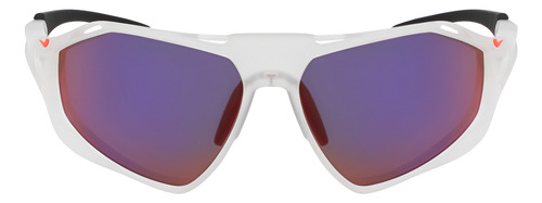 Óculos De Sol Esportivo Nike Zeus Rise If1113x Field Tint Cor Matte Clear Armação Matte Clear Haste Matte Clear Desenho Swosh
