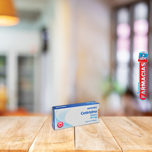 Cetirizina Apotex 10 Mg C/10 Tabs Pack P2