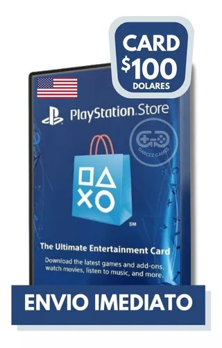 Cartão Psn Card $ 100 - Playstation Network Card - 2x 50$