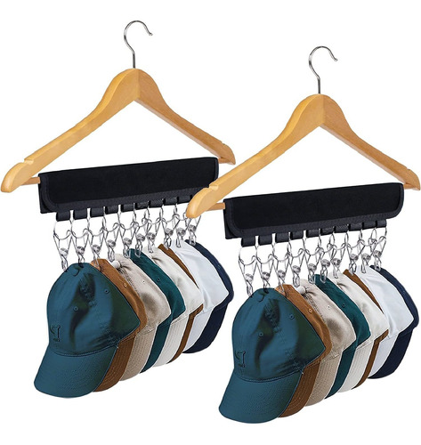 Ucomely Cap Organizers, Hangers With Hooks, 2 U.