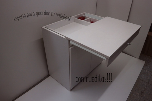 Imagen 6 de 8 de Escritorio Mesa Plegable Espacios Reducidos Diseño Exclusivo