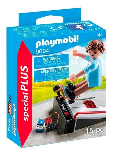 Skater Con Rampa 9094 - Playmobil