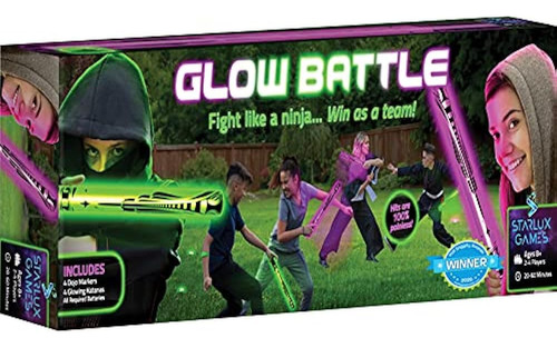 Starlux Games Glow Battle: Un Juego Ninja Con Espadas De Esp
