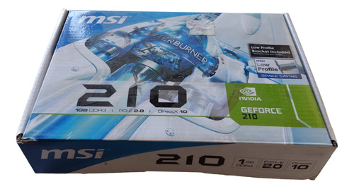 Placa De Video Msi Geforce 210 1 Gb Ddr3 - Garantia (Usado)