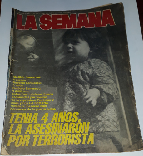 Revista La Semana 1984 N° 374 Lanuscou (Usado)
