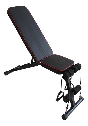 Banco Ajustable Ligero Con Accesorios Para Gym