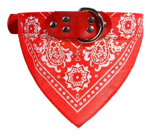 Collar Ajustable Para Perro Con Bandana Talle L