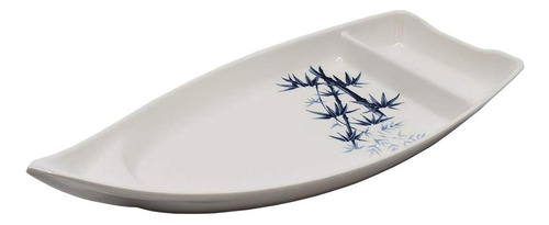 Plato Happy Sales, Para Sushi, Forma De Barco, 25 X 11 Cm