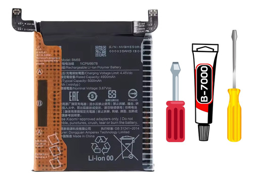 Baterla Para Mi 11 Pro 5g | Mi 11 Ultra (bm55) + Kit Reparo