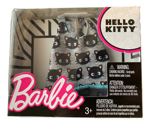 Barbie Fashion Hello Kitty Chococat Blusa Gris Moditas
