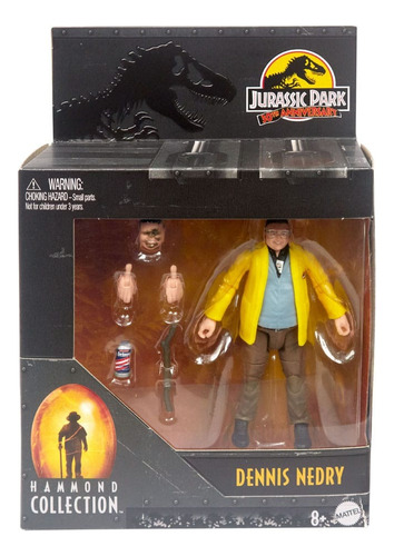 Figura Dennis Nedry - Jurassic Park Hammond Collection