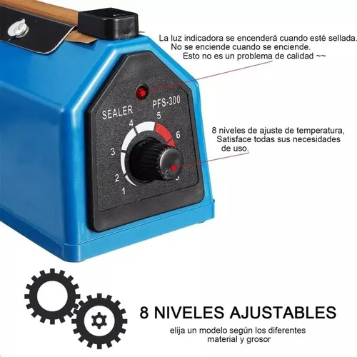 Selladora De Bolsas Plásticas,termosellado A Presión Manual