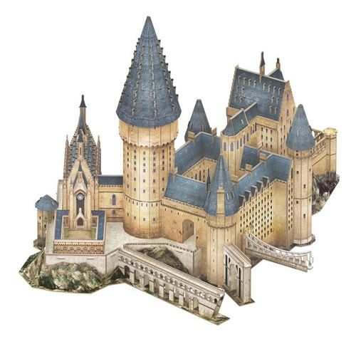 Imagen 2 de 4 de Puzzle 3d Harry Potter | Gran Salón Hogwarts