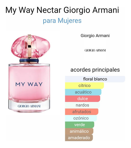 My Way Nectar Giorgio Armani Perfume 90 Ml Lanzamiento 