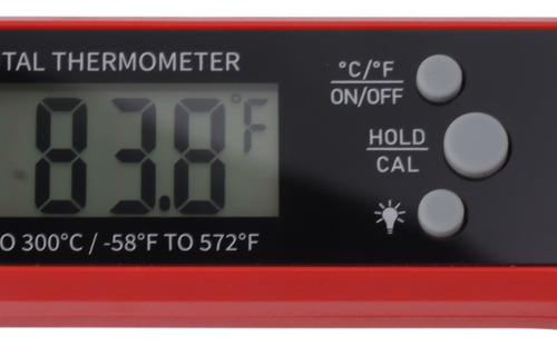 Termómetro Digital Para Carne Con Pantalla Retroiluminada