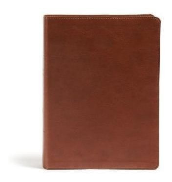 Csb Holy Land Illustrated Bible, British Tan Leathertouch...