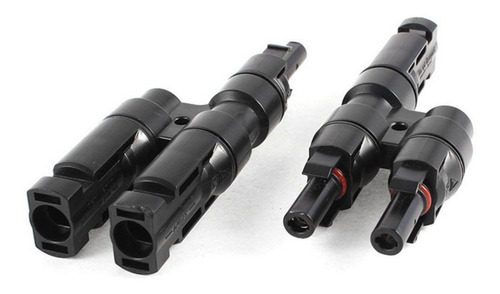 Imagen 1 de 10 de Par Conectores Mc4 T2 Doble Paneles Solares 1 M + 1 H Hobb