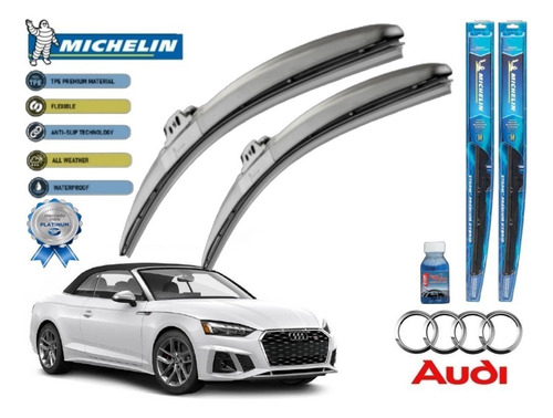 Par Plumas Limpiabrisas Audi S5 Convertible 20-22 Michelin