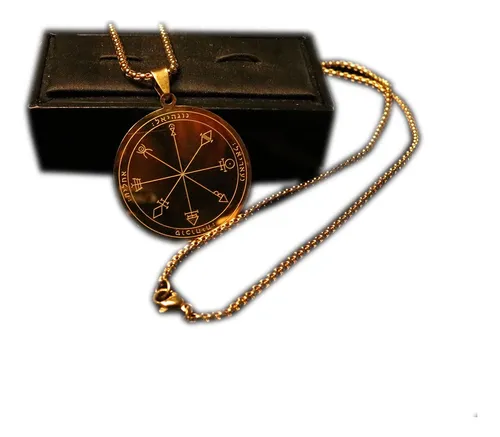 comprar Collar Dije Salomón Talismán De Protección Acero Inoxidable
