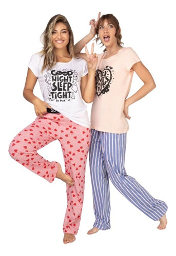 Solo Pantalon Pijama So Pink Mujer Variedad De Diseños 17005