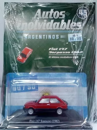 FIAT IAVA 147 Sorpasso 1982 1/43 IXO Unforgettable Cars Argentina 
