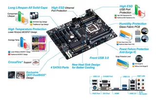 Placa Lga 1150/ Gigabyte Ga B85 Hd3/i3/i5/i7 Ddr3