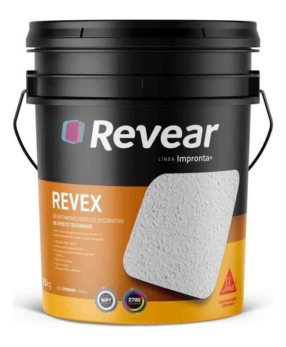 Revear Revex Revestimiento Acrilico Texturado Int/ext X 25kg