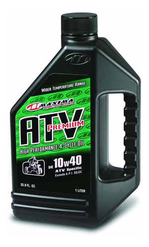 Maxima Racing Oils 33901-3pk Atv Premium 4t 10w40 Aceite Par