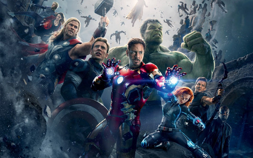 Poster Avengers Marvel Autoadhesivo 100x70cm#2128