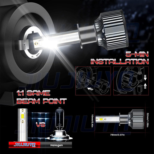 For Renault Scala 2012 2013 Kit De Haz Alto/bajo Led H1 H7