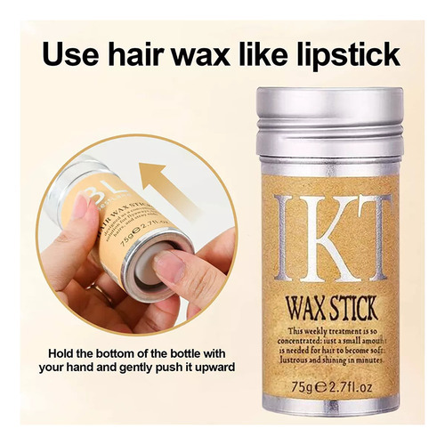 Wax Bar For Hairstyles With Strong Finish And Fixation, P