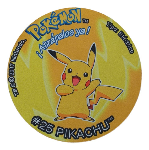 Pokemon! Mousepad  De Pikachu Tipo Tazo