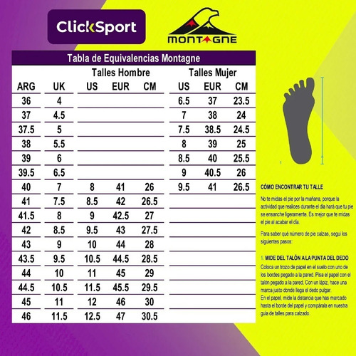 Imagen 6 de 8 de Zapatillas Montagne Outdoor Hombre Challenge Negro-gris Cli