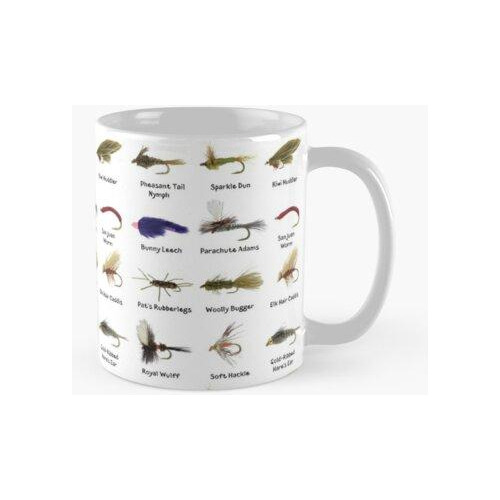 Taza Pesca Con Mosca Moscas Pescador Regalo Calidad Premium