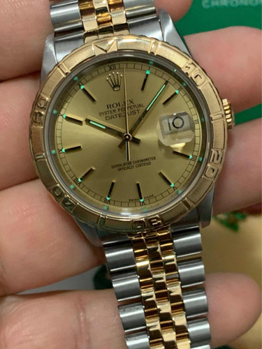 Rolex Datejust Turn-o-graph Thunderbird 16263 Coleccion Raro