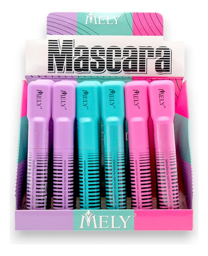 Caja X24u Mascara Pestañas Mini Pocket Make Up Mely Volumen 